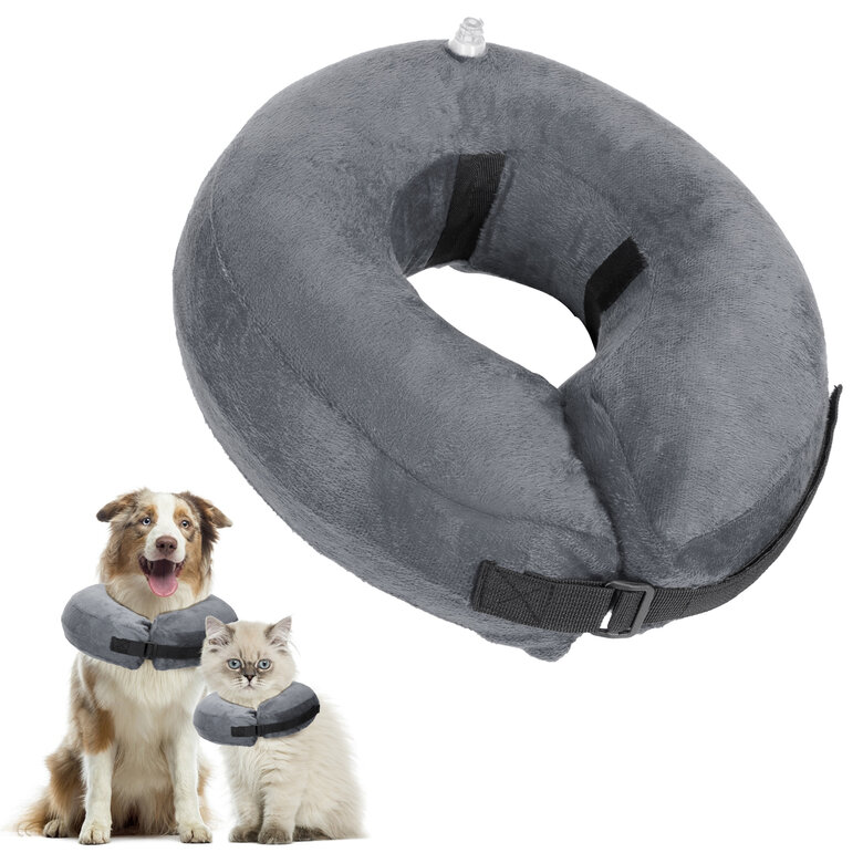 Collar de Recuperación Inflable y Ajustable talla XS