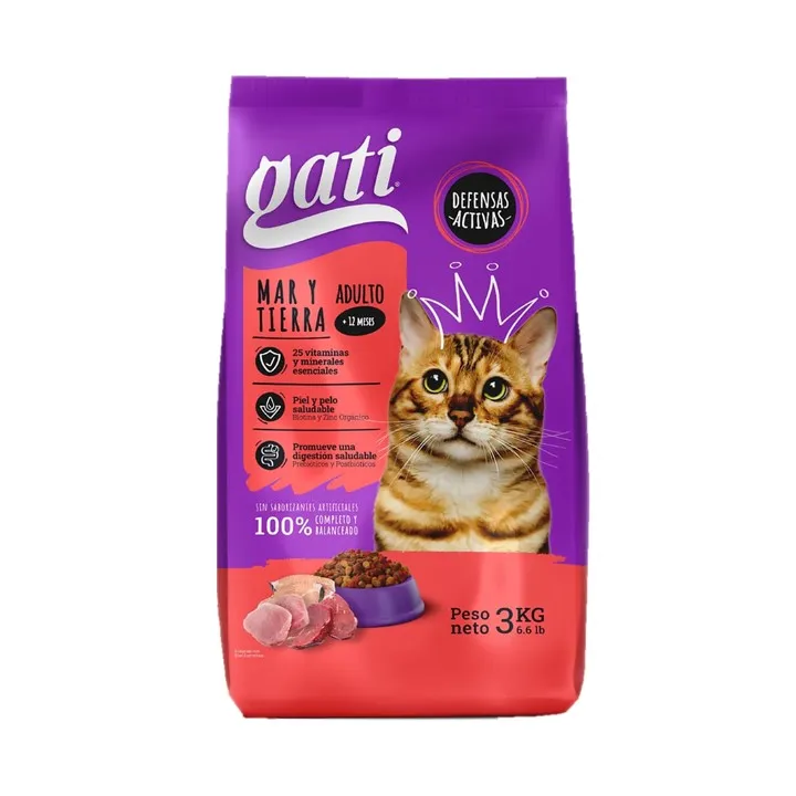 Concentrado mascotas:Gati mar y tierra 6.6llb